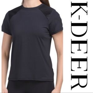 K-DEER NEW COMBO TEE SHIRT BLACK SHIRT TOP